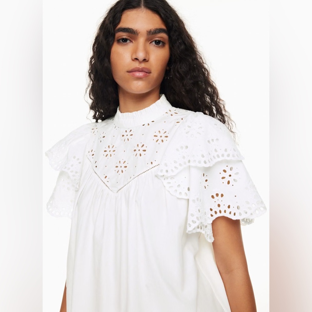 Little Moon Lugo Poplin Blouse | Aritzia